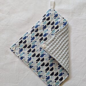 Pochette de transport pour savon – Bleue