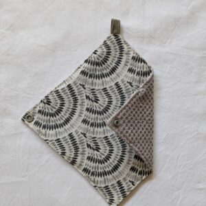 Pochette de transport pour savon – Grise gros éventails